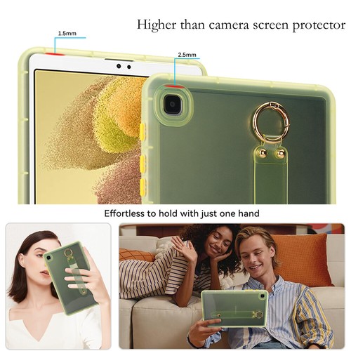For Samsung Galaxy Tab A7 A8 A9 S6 S7 S8 S9 TPU Shockproof Case Cover Wristband - Picture 35 of 65