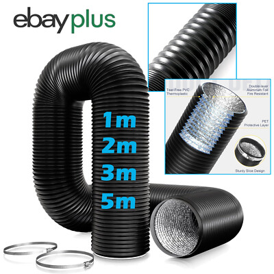 Bosmsaslad Abluftschlauch 150 Mm - 3 Meter Flexrohr Für Trockner & Abzugshauben