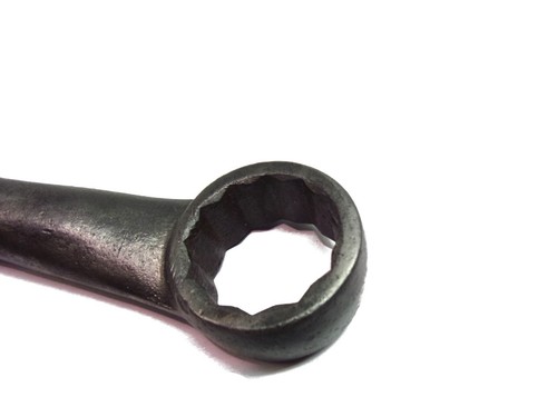 Llave de extremo de caja grande antigua de punto azul número "XD-3436 - 1/16"" y 1 1/8"" - Imagen 5 de 5