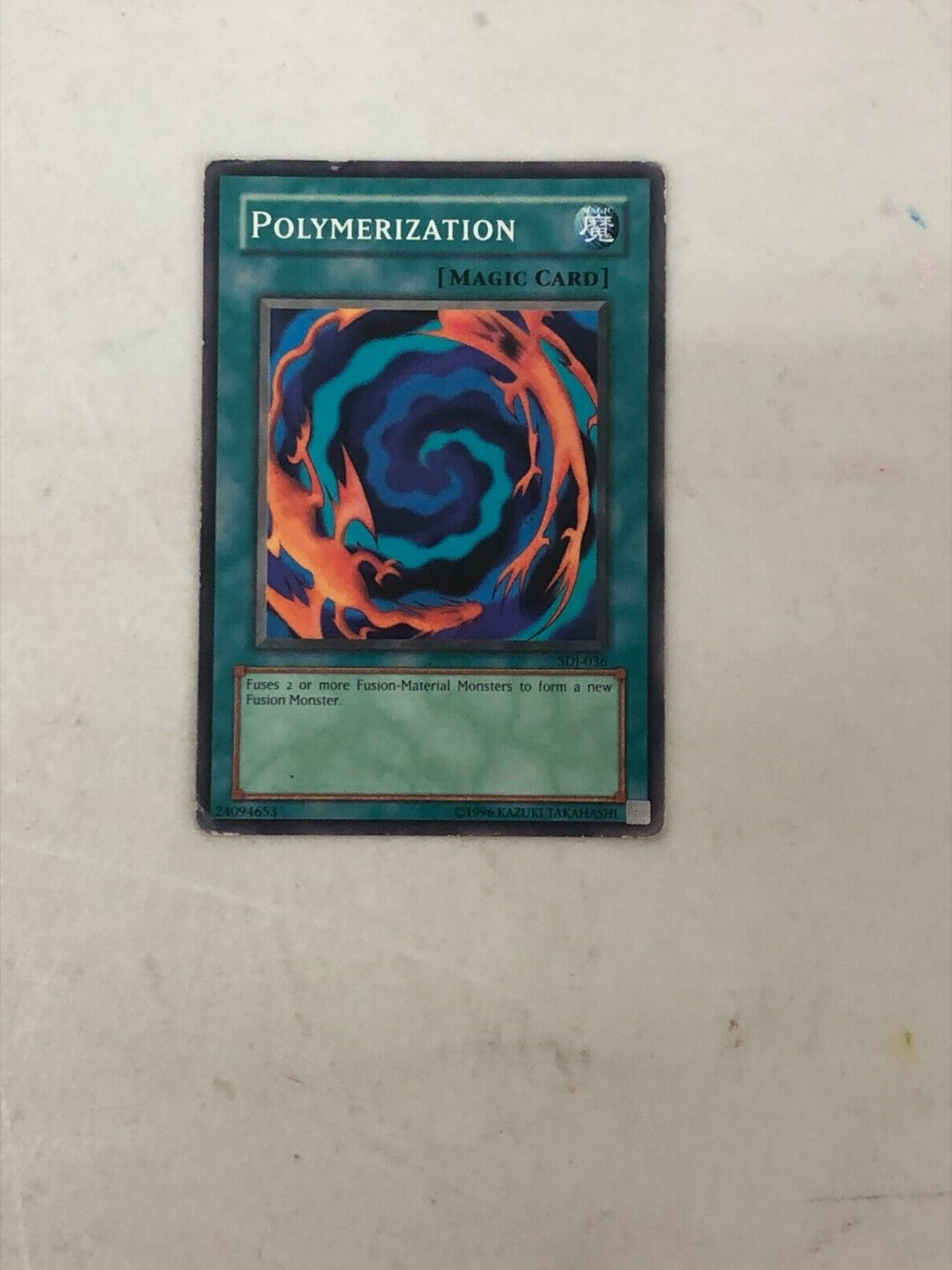 Vintage 1996 Yu-Gi-Oh Polymerization Card SDJ-036 Magic Card | eBay