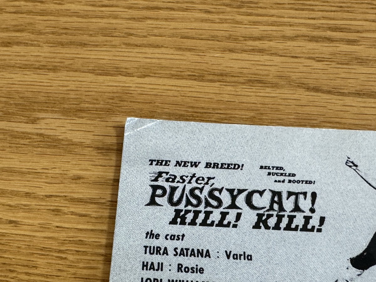 Pussycat! Kill! Kill! Kill! 青年画集 Faster Pussycat Kill Kill Metal Print by Bo Kev - Bo Kev Official