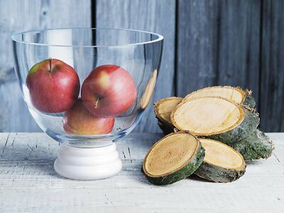 Barski European Glass Small Fruit / Nut / Dessert Bowl - 4 " Square - View #6