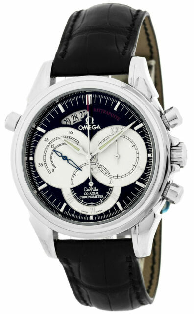 OMEGA De Ville Men's Black Watch - 4847 