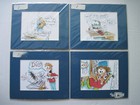 OUTRAGEOUS ART BY STEVE GILL MATTED SIGNED ART FUNNY CARTOON 'COMPUTER ISSUES' — photo 2