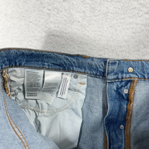 Jeans Calvin Klein slim dritti 38x32 blu denim lavaggio chiaro nuovi con etichette - Foto 7 di 12