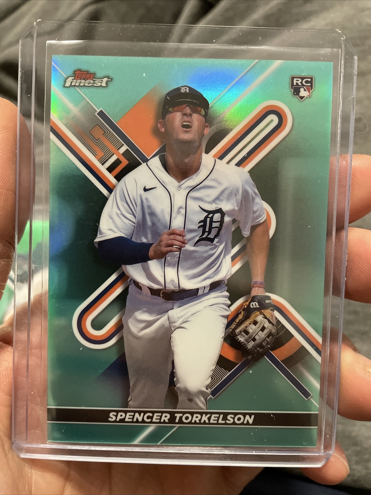 2022 Topps Finest - Aqua Refractor #84 Spencer Torkelson 55/199 (RC)