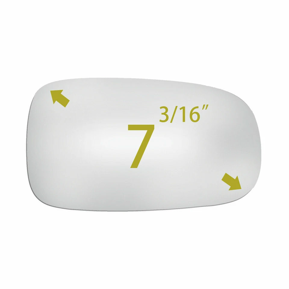 Espejo de cristal para Saab 9-3 93 2003-2010 9-3X pasajero lado derecho derecho 5399 convexo Foto 2 de 4