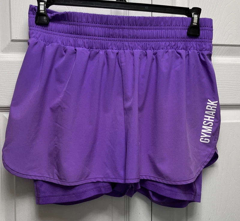 gymshark pulse mid rise with lining shorts