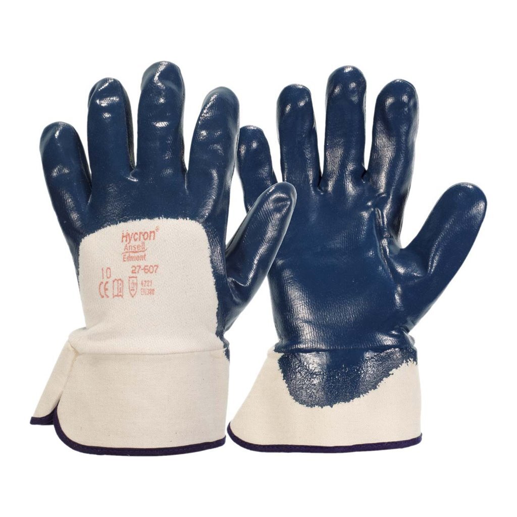 Ansell 27-607 10 L Hycron ActivArmr Nitrile Coated Glove Safety