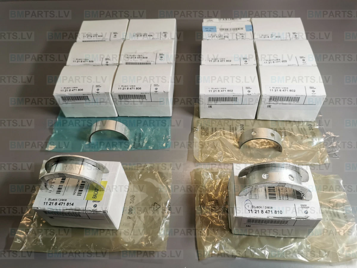 NEW GENUINE BMW E90 F30 & LCI BEARING SHELL SET 8471802 8471806 