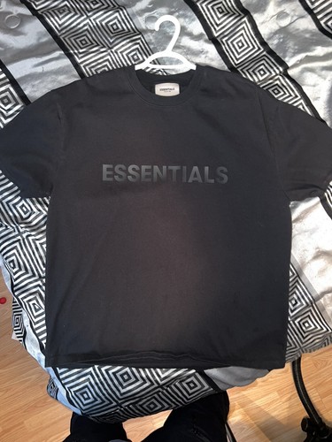 fear of god essentials 3d silicon applique pullover moletom com capuz buttercream