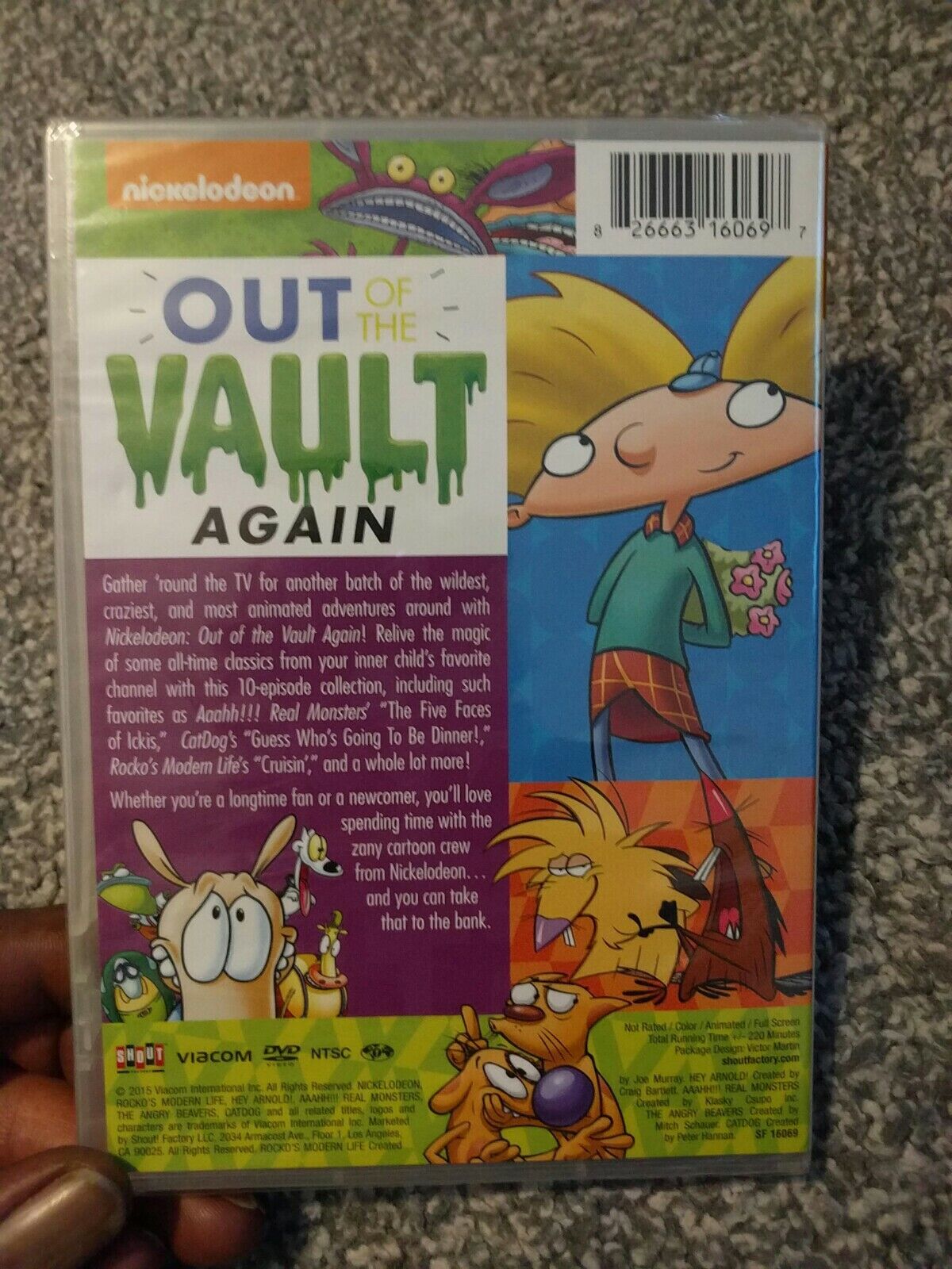 Nickelodeon Out Of The Vault Again DVD CatDog Hey Arnold Angry -   Portugal