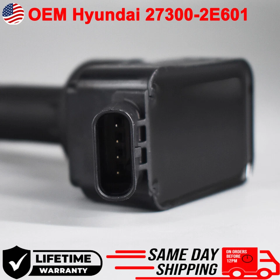 4X OEM UF816 Ignition Coil + NGK Spark Plug for 17-22 Kia Hyundai Elantra Sonata - Image 4 of 4