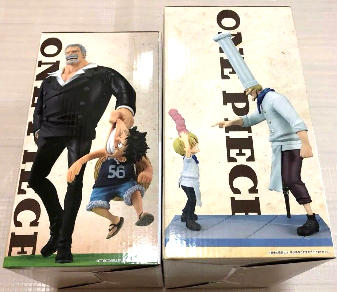 One Piece Luffy Garp & Sanji Zeff Figure Ichiban Kuji ROAD TO DAWN