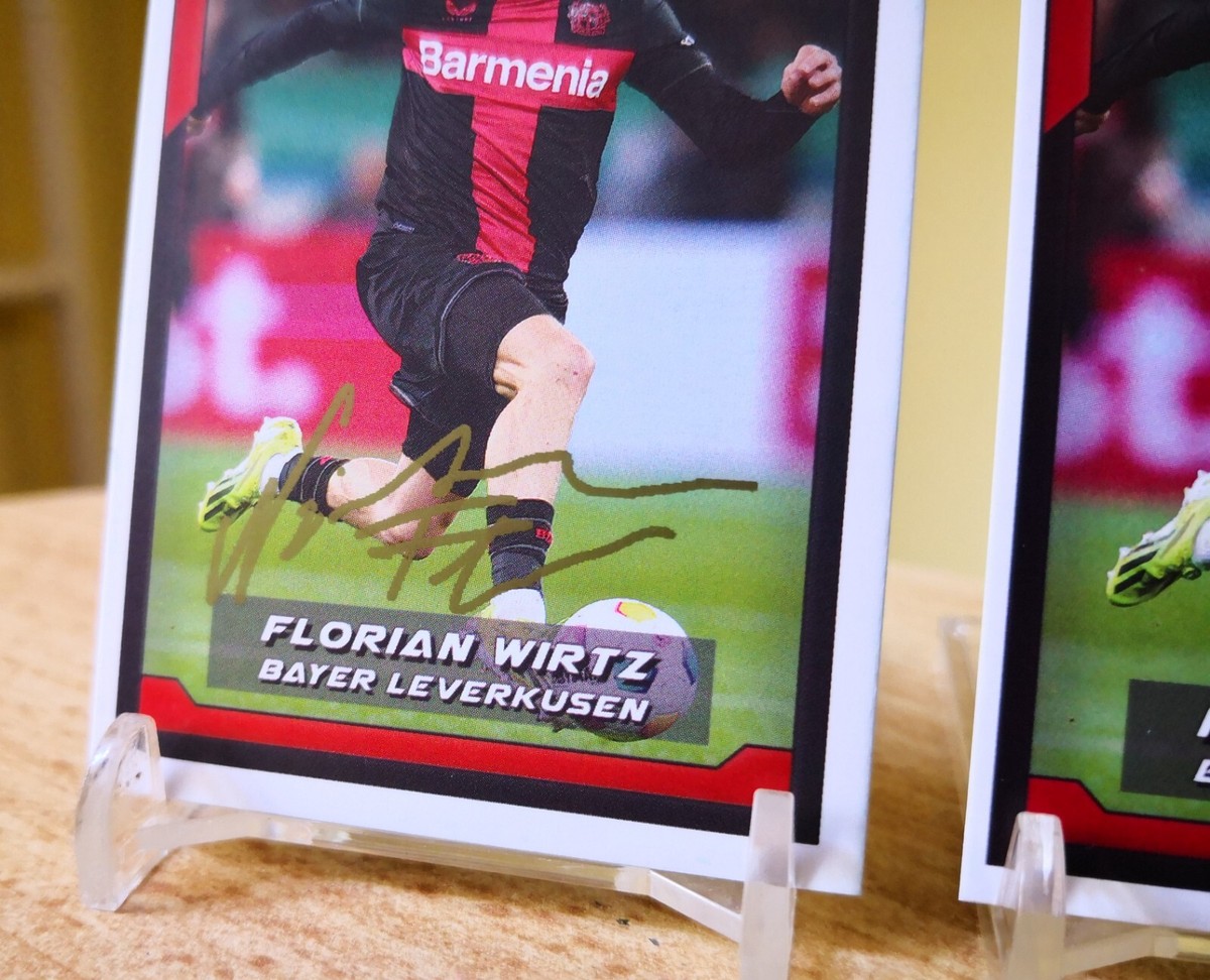 2024-25 Florian WIRTZ SIGNATURE + base card UEFA CL NO Topps 2024-25 Florian WIRTZ SIGNATURE + base card UEFA CL NO Topps
