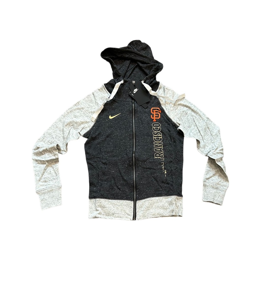 NWT NEW San Francisco Giants Nike Women's Pocket Zip Up Hoodie Sweatshirt XS