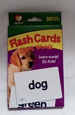 Apple Seed Sight Words 36 Fun Learning Flash Card Set
