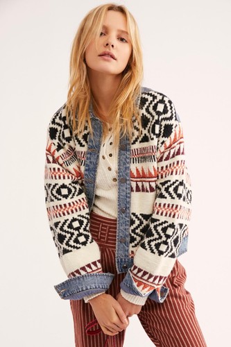 Free People Lakeside Denim Jacket 