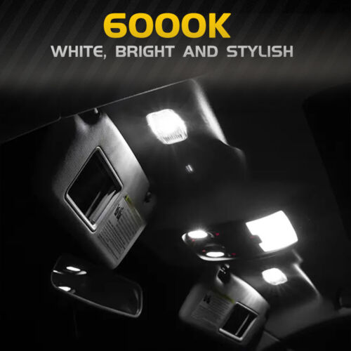 12x White LED Interior Lights Map Package Bulbs Kit For LEXUS SC430 2001-2010 - Picture 8 of 11