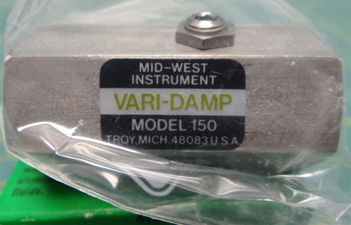 Mid-West Vari-Damp Model 150-SZ Adjustable Pulsation Snubber Dampener 10,000 PSI - Picture 2 of 8