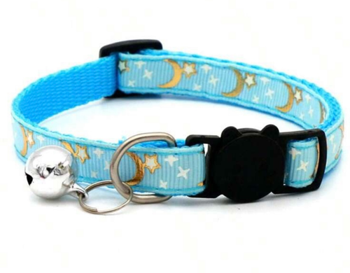 8PCs Dog Pet Adjustable Nylon Collar Breakaway Bell With Buckle FREE Pet Scarf - Picture 9 of 16