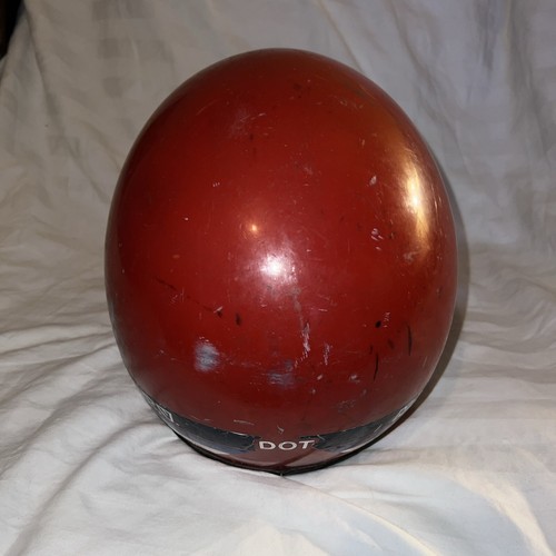 Vtg 1980's Maxon Moto Motorcycle ATV Motorcross Red Helmet Size Medium race car - Picture 4 of 10