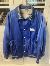Vintage American Postal Workers Union APWU AFL CIO Satin Jacket Windbreaker XL