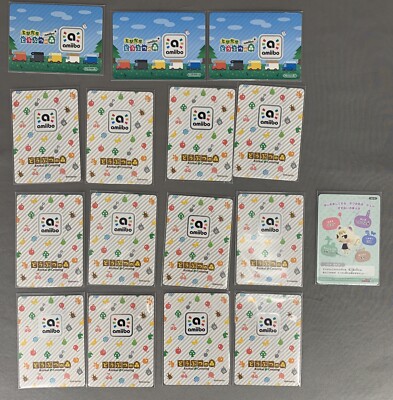 Animal Crossing Amiibo Amiibo+ Cards Set of 15! no duplicate