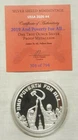 1oz 2019 SSG Silver Shield Proof And Poverty for All Round Coin #4 USSA 2020