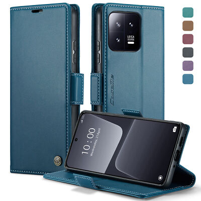 Caseme Magnetic Leather Wallet Phone Case for iPhone 12 13 14 15 Samsung S23 S24