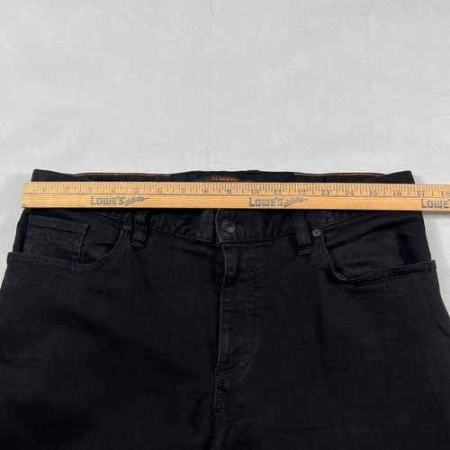 Alberto Black Jeans Men 34x32 Regular Fit PIPE Denim Super Stretch Dual FX T400 - Picture 14 of 20