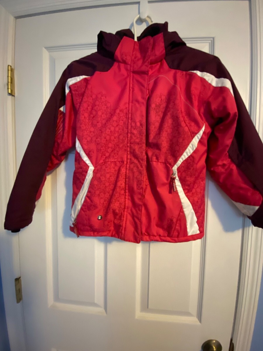 Spyder sz 8 girls winter ski snowboarding pink plum jacket | eBay