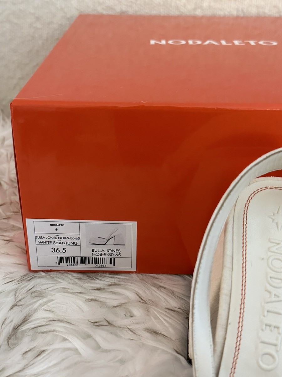 Nodaleto Bulla Jones Décolleté Heels White 36.5 | eBay
