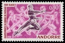 FRENCH ANDORRA 202 - World Figure Skating Championships (pb92074)