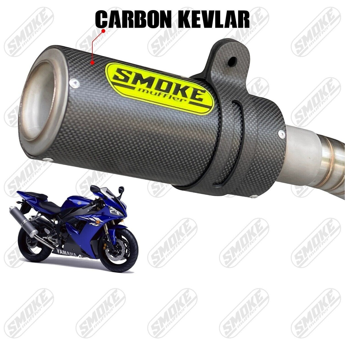 1998-2003 Yamaha YZF R1 exhaust system pipe Carbon Muffler | eBay