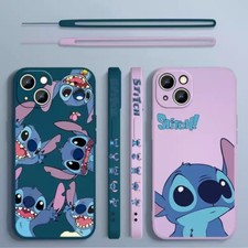 cover Stich  Disney per Apple Iphone  14 13 12 11 pro max e mini X XS XR 7 8 6