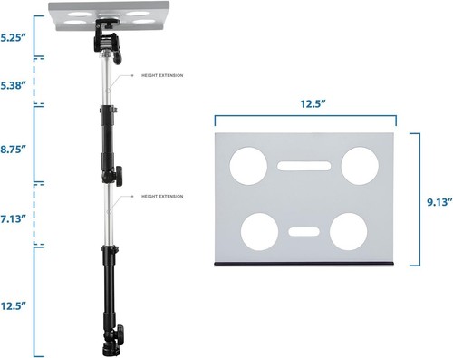 Mount-It! Car Laptop Mount | No-Drill Laptop Vehicle Mount for Truck & Van Us... - Picture 7 of 9