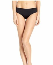  188 Nike Swimwear Women's Black Solid Stretch Sporty Bikini Swim Bottom Size XL