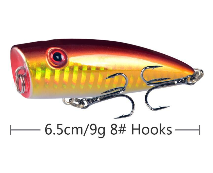 5PCS Fishing Lures Popper Topwater Bass Pike Carp Baits Swimbait Fishing Pesca - Image 5