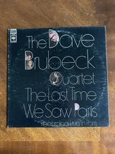 The Dave Brubeck Quartet ‎– The Last Time We Saw Paris 1968 33 RPM  ‎CS 9672