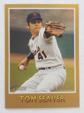 2024 Topps Heritage Baseball Sensations Gold Foil Tom Seaver #75BS-1
