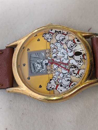 2 Disney Special Edition Watches Aladdin Genies 101 Dalmations TV Screen w/Boxes - Picture 3 of 6