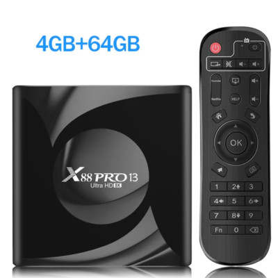 X88 Pro13 Ultra HD 8K Smart TV Box Android 13.0 RK3528 5G WLAN Mediaplayer Box