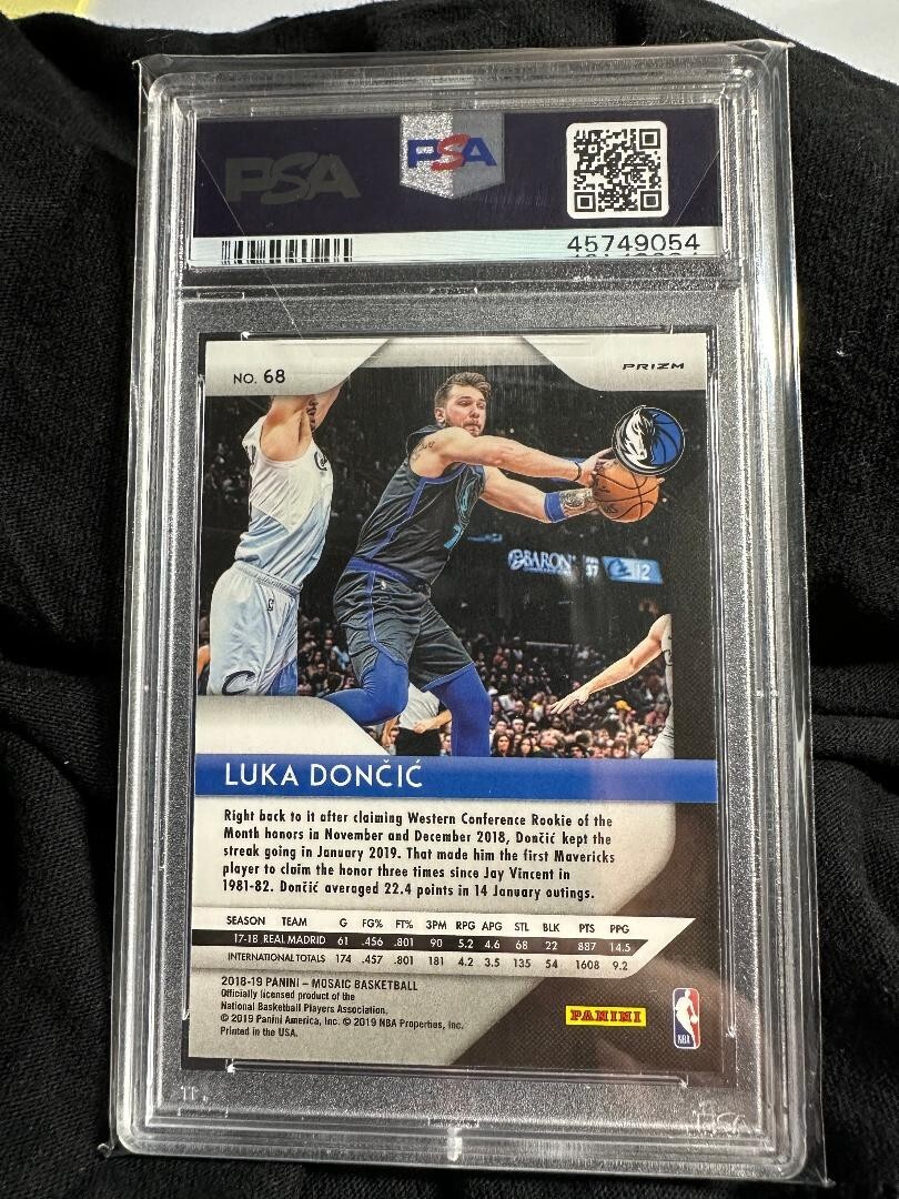希少！【BGS9.5】rc doncic 2018 panini mosaic 希少！【BGS9.5】rc doncic 2018 panini mosaic