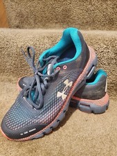 Under Armour UA HOVR Infinite Running Shoes Size 6.5Y Multi-Colored Gray orange