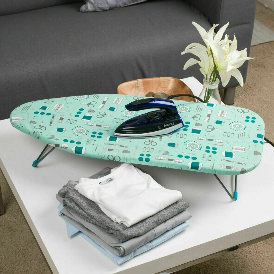 Ironing Board Table Top Iron Board Non Slip Compact Small Folding Space Saving - Image 4 of 4