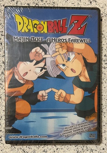 Dragon Ball Z Majin Buu A Hero's Farewell New Anime DVD Funimation Release Uncut - Afbeelding 1 van 4