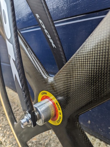 LOOK KG496P VHM Carbon Track Bike Pista Fixed Gear Medium 54cm EXCELLENT RARE - Picture 4 of 21