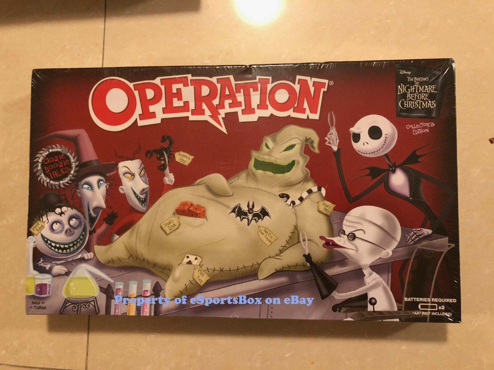NEW The Nightmare Before Christmas OPERATION Board Game by USAopoly eBay