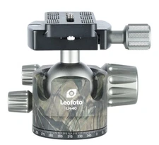 Leofoto LH-40 Low Profile Ball Head + QR Plate | Arca Compatible - Camo  